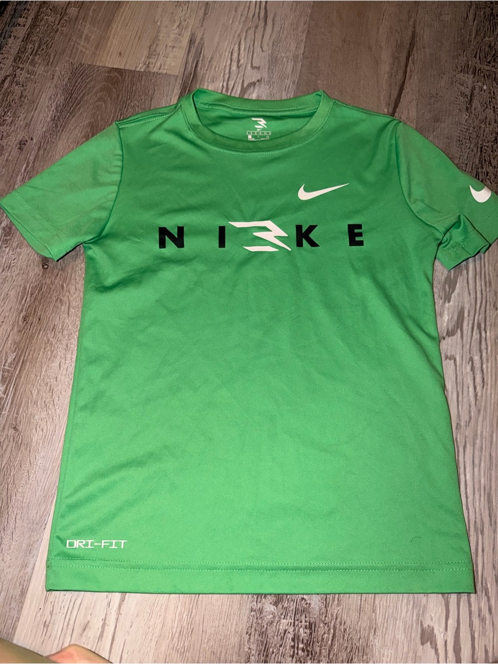 Nike Bright Green Crewneck Logo Tee